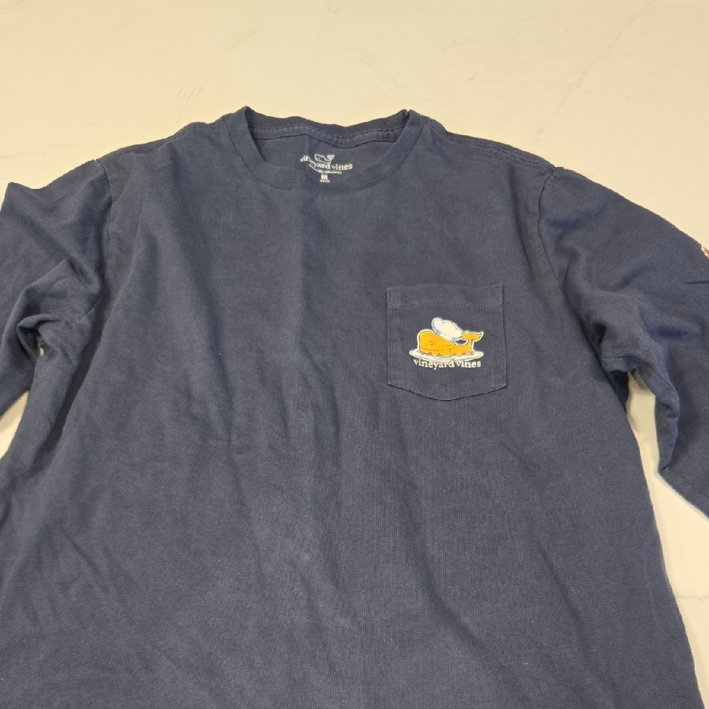 Vineyard Vines Blue Long Sleeve Kids Tee